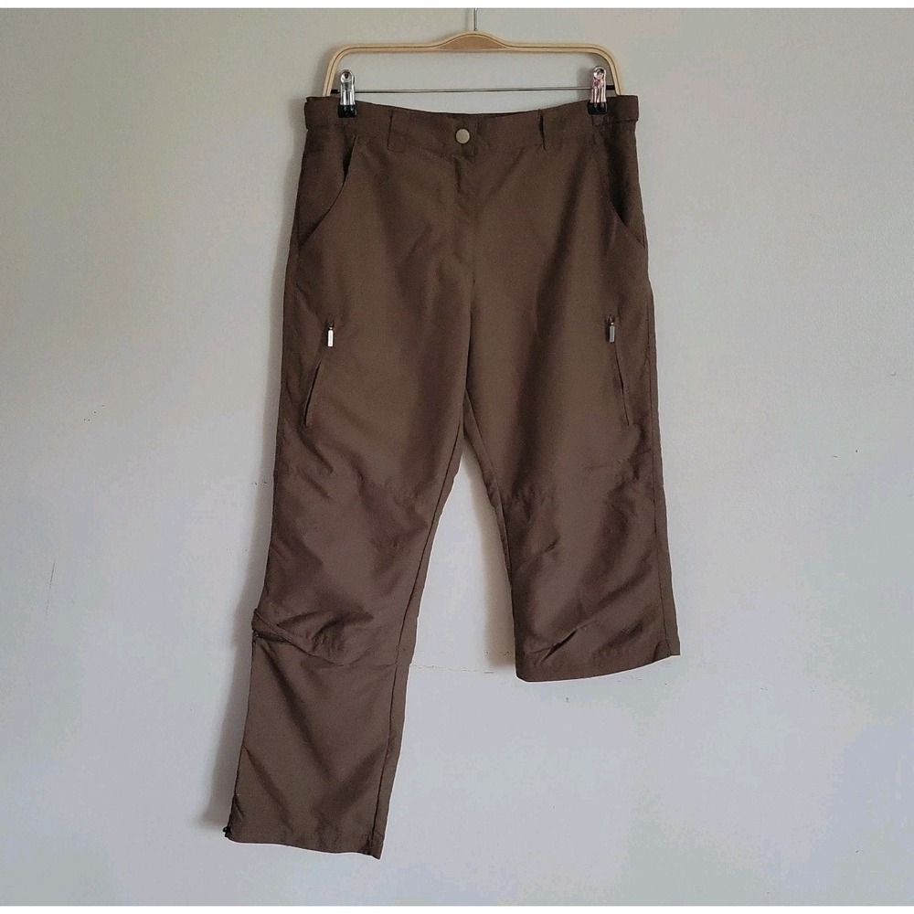 Trespass Zip Off Convertible Hiking Pants Womens Medium Brown Quick Dry Outdoors